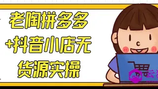老陶拼多多+抖音小店无货源实操