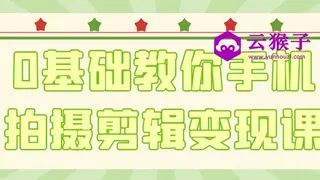 0基础教你手机拍摄剪辑变现课