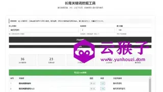 SEO关键词长尾词优化工具网页源码
