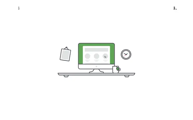 HTML5 SVG动态404桌面特效