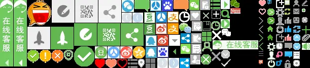 绿色清新jQuery在线QQ客服