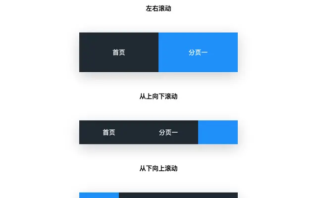 jQuery多组效果滑动导航栏代码