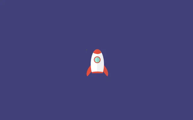 CodePen - CSS Rocket (GSAP)
