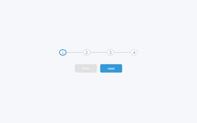 JS蓝色的进度条步骤实例代码