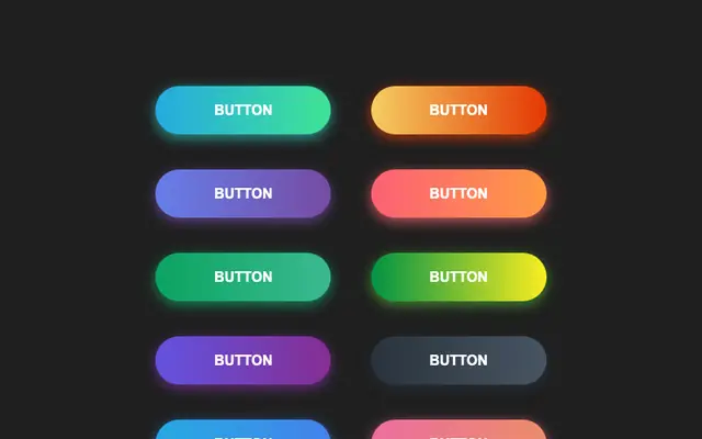 CSS3彩色渐变圆角按钮特效