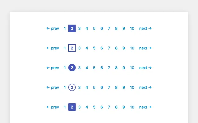 纯CSS3蓝色分页样式代码 纯CSS3蓝色分页样式代码