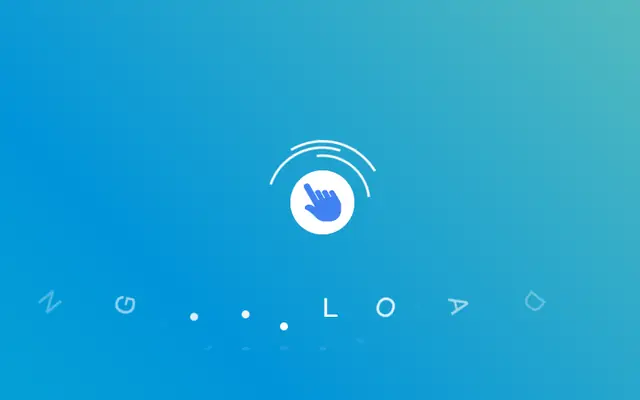 CSS3蓝色渐变背景Loading特效