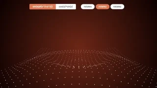 Canvas绘制3D波浪粒子动画特效