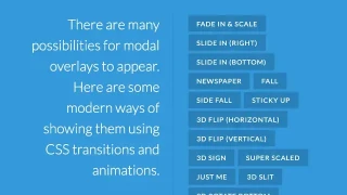 jQuery+CSS3过渡动画模态窗口特效 jQuery+CSS3过渡动画模态窗口特效