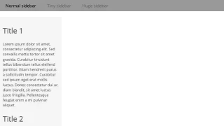 jQuery左侧固定导航栏插件stickySidebar jQuery左侧固定导航栏插件stickySidebar
