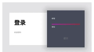 js+css3登录表单动画特效