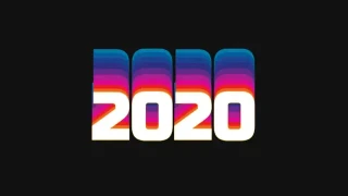 创意2020年数字CSS3特效