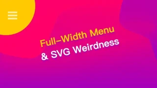 js+svg全屏打开菜单动画特效