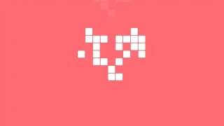 几何爱心图形CSS3特效