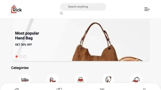 Rick | Mobile eCommerce HTML Template