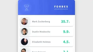 CodePen - Forbes Leaderboard
