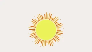 纯CSS3卡通太阳照射动画特效