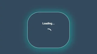发光Loading加载框动画特效 发光Loading加载框动画特效