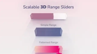 CSS3 3D滑块进度条拖动动画特效 CSS3 3D滑块进度条拖动动画特效