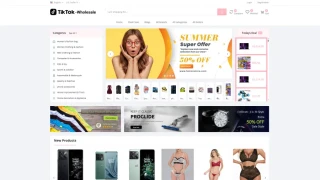 TikTok多语言商城系统源码+落地页 附搭建教程