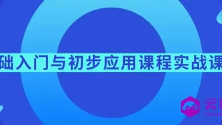 基础入门与初步应用课程实战课程
