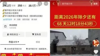 抖音+视频号春节倒计时玩法