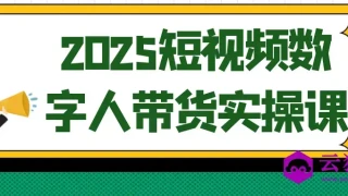 2025短视频数字人带货实操课
