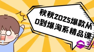 秋秋2025爆款从0到爆淘系精品课 秋秋2025爆款从0到爆淘系精品课