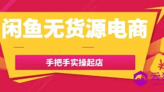 闲鱼无货源电商手把手实操起店