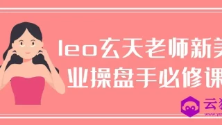 leo玄天老师新美业操盘手必修课 leo玄天老师新美业操盘手必修课