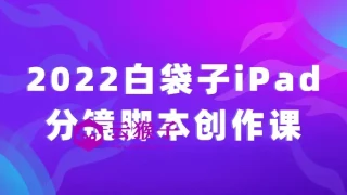2022白袋子iPad分镜脚本创作课 2022白袋子iPad分镜脚本创作课