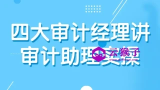 四大审计经理讲审计助理实操 四大审计经理讲审计助理实操