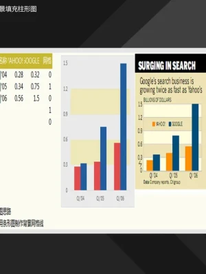 数据分析背景填充柱形图Excel模板 数据分析背景填充柱形图Excel模板