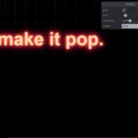 发光字文字模糊在线制作效果必备