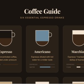 意式咖啡配比图实用指南素材