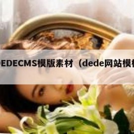 DEDECMS模版素材（dede网站模板）