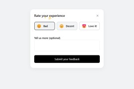 用户反馈界面的代码java表单代码下载