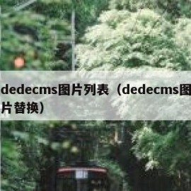 dedecms图片列表（dedecms图片替换）