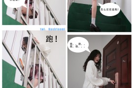 小清新JK-END 一米八的大梨子-JK尾随绑架+黑贞GK手办女