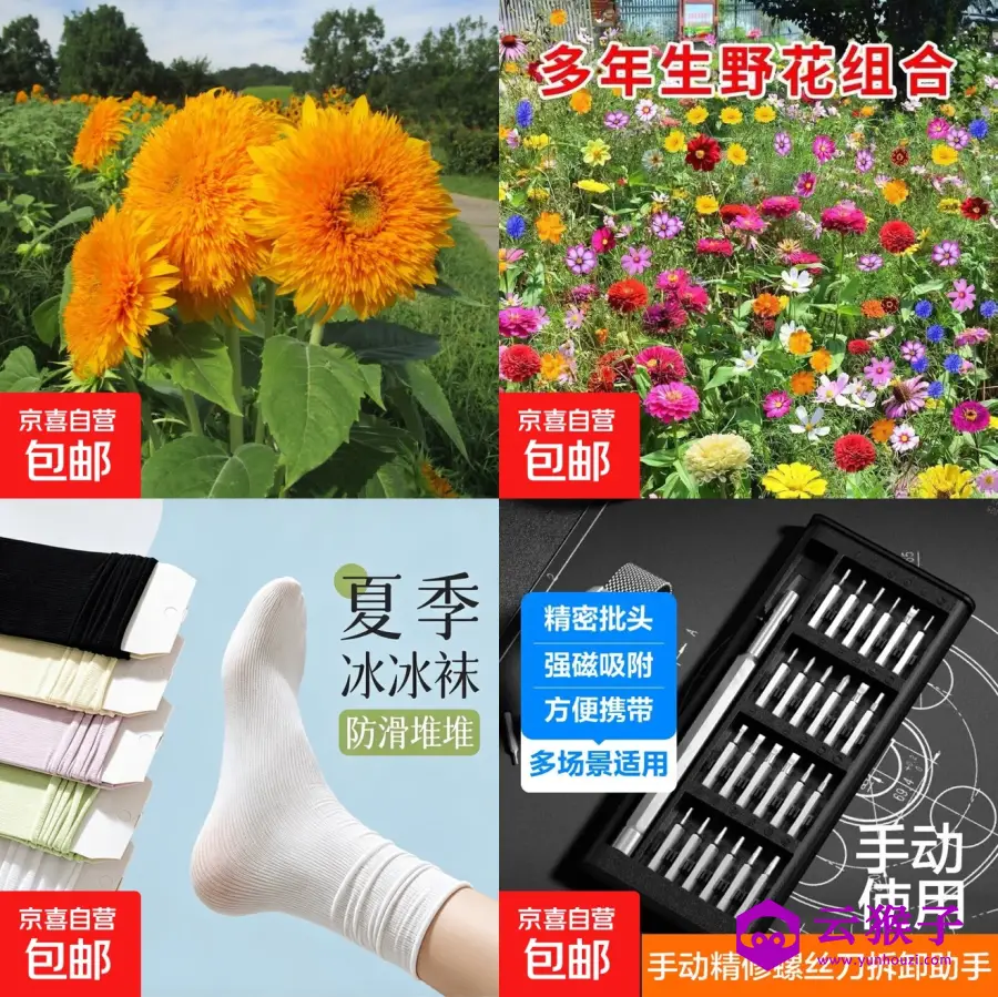 京东0.1鲜花种子0.49袜子,第1张 京东0.1鲜花种子0.49袜子,第1张