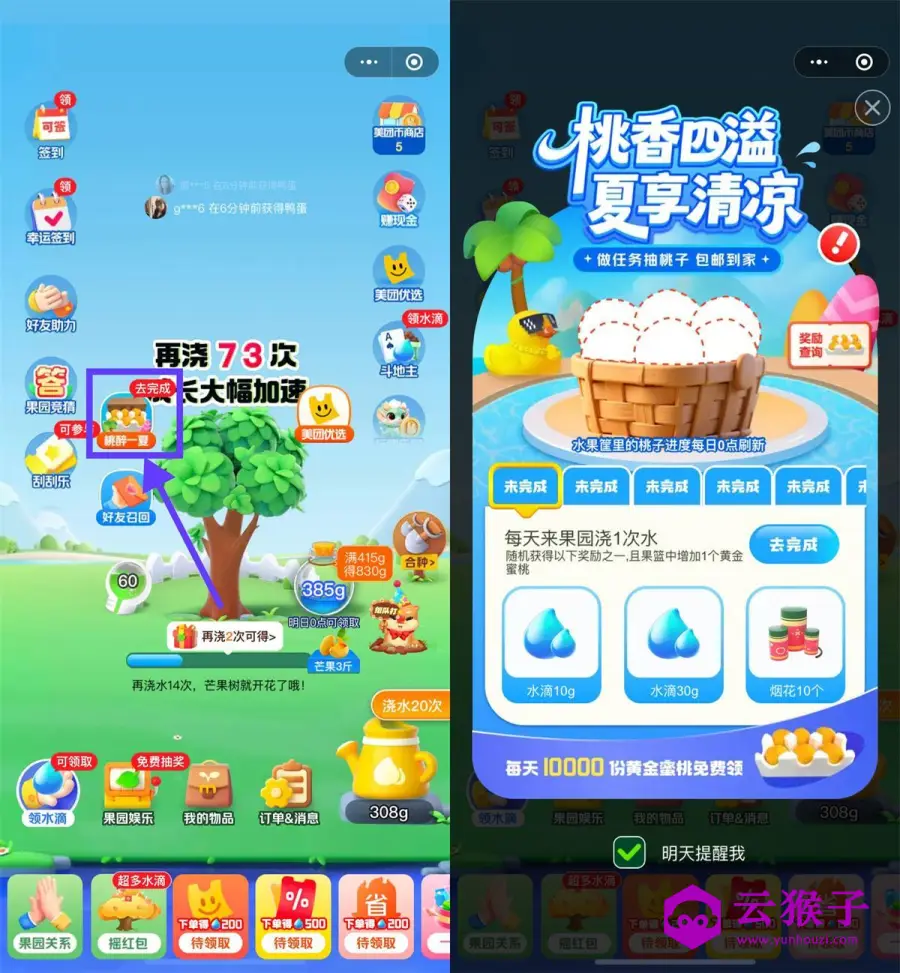 美团小美果园每天抽1万份黄桃,第1张 美团小美果园每天抽1万份黄桃,第1张