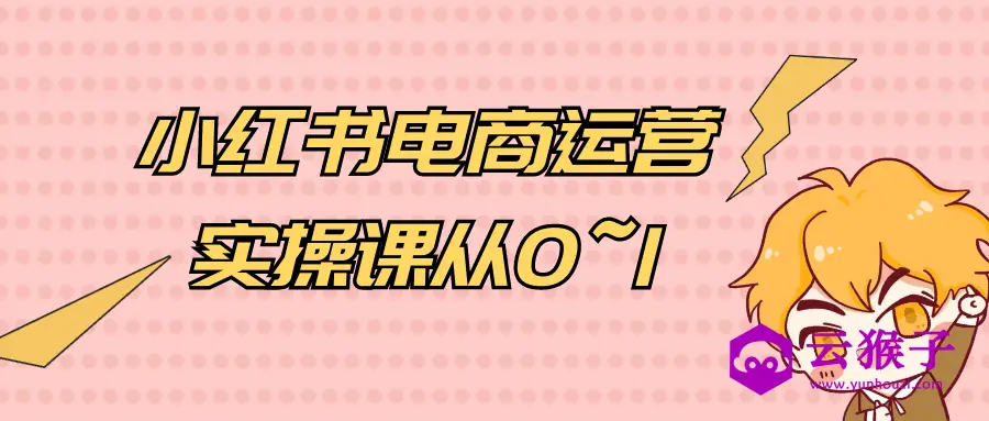 小红书电商运营实操课从0~1,第1张 小红书电商运营实操课从0~1,第1张