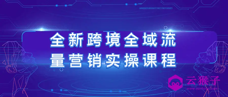 全新跨境全域流量营销实操课程,第1张